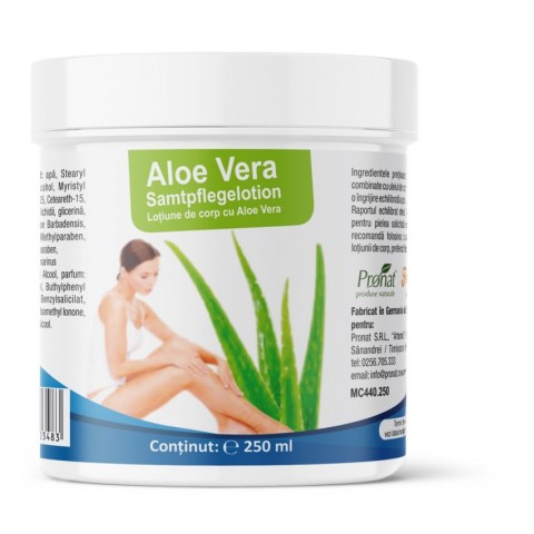 Pronat Medicura, Lotiune de corp cu aloe vera, 250ml, biomag.ro