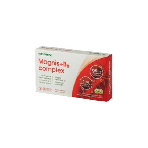 Pagina 3 Farmacie si remedii, Magnis + b6 complex, 30 capsule – 20,8 g, biomag.ro