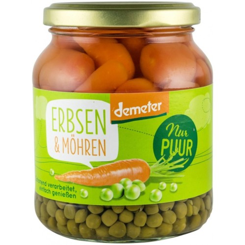 Mazare cu morcovi bio si demeter, 350g nur puur