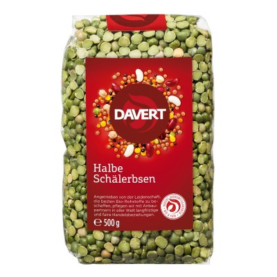 Mazare verde jumatati - 500 g