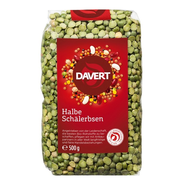 Mazare verde jumatati - 500 g