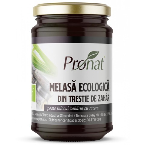 Indulcitori bio, Melasa bio din trestie de zahar, 400g, biomag.ro
