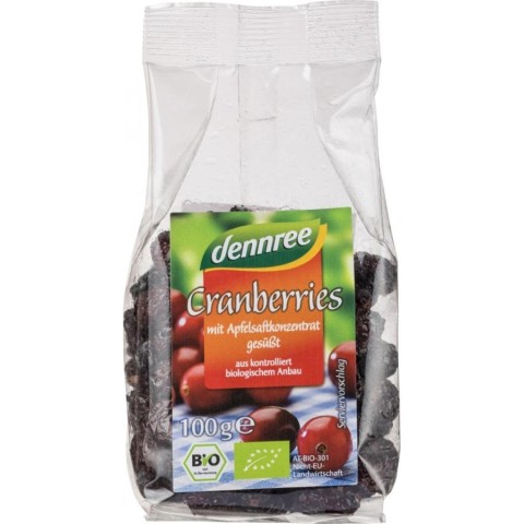 Fructe bio uscate, Merisoare bio - 100 g, biomag.ro