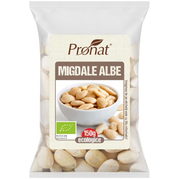Migdale albe bio, 150g