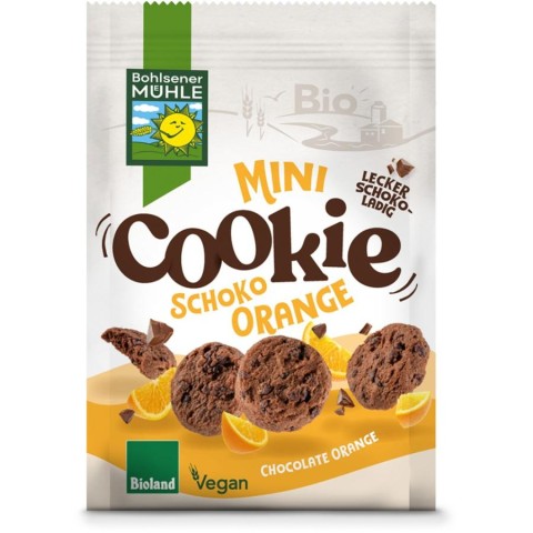 Pagina 4 Hrana sanatoasa, Mini biscuiti cu ciocolata si portocale bio - 125 g, biomag.ro