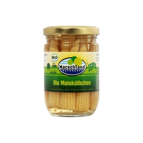 Marschland, Mini porumb bio in saramura 230g / 125g, biomag.ro