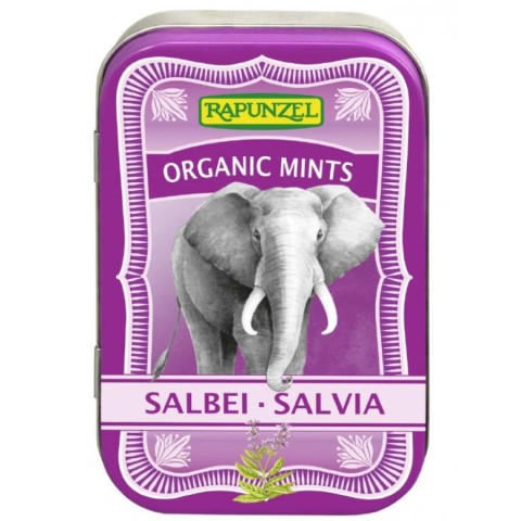 Bomboane bio, Mints drajeuri bio cu salvie - 50 g, biomag.ro