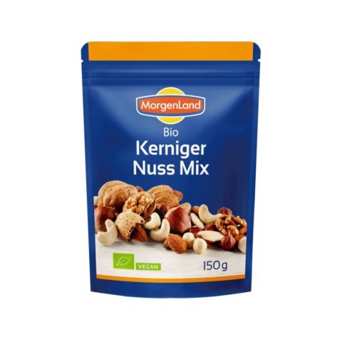 MorgenLand, Mix bio de nuci, alune, migdale si caju, 150g, biomag.ro