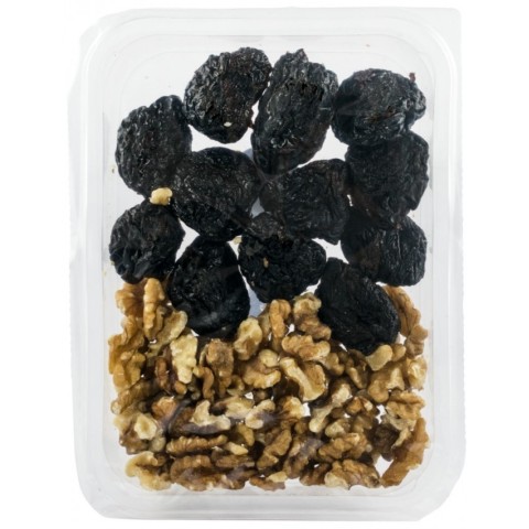Pronat Tray Pack, Mix bio de prune uscate si nuci hranitor si clasic 200g, biomag.ro