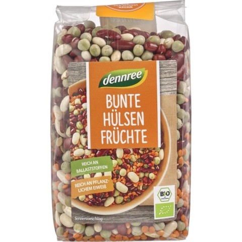 Legume bio, Mix colorat din leguminoase - 500 g, biomag.ro