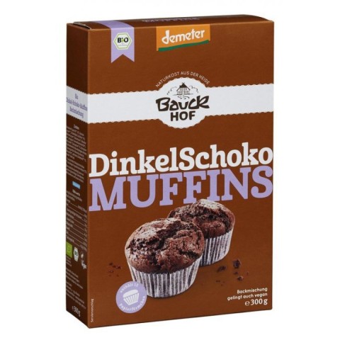 Mixuri bio si blaturi, Mix din spelta pentru muffins cu ciocolata demeter - 300 g, biomag.ro