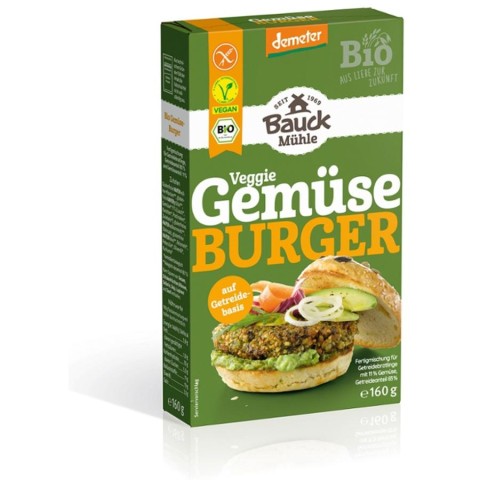 Mixuri bio si blaturi, Mix pentru burger vegetal demeter - 160 g, biomag.ro