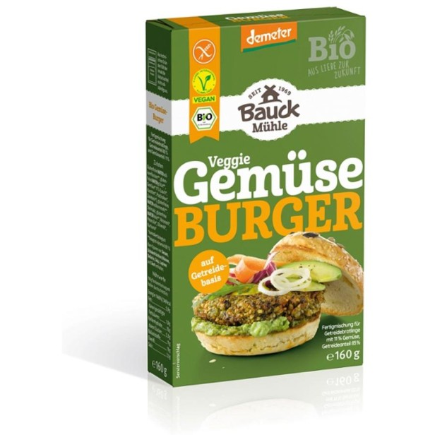 Mix pentru burger vegetal demeter - 160 g