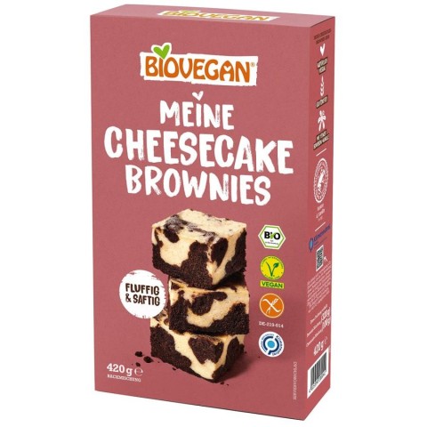 Mixuri bio si blaturi, Mix pentru cheesecake brownies fara gluten - 420 g, biomag.ro