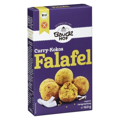 Mixuri bio si blaturi, Mix pentru falafel bio curry si cocos fara gluten - 160 g, biomag.ro