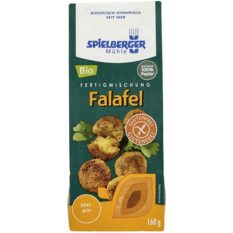 Spielberger, Mix bio pentru falafel fara gluten - 160 g, biomag.ro
