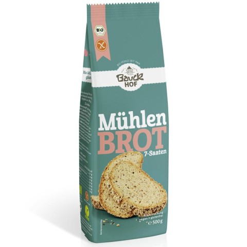 Mixuri bio si blaturi, Mix pentru paine de moara fara gluten - 500 g, biomag.ro