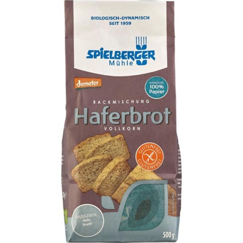 Mixuri bio si blaturi, Mix pentru paine din ovaz fara gluten - 500 g, biomag.ro