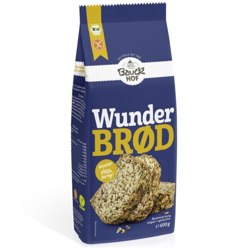 Mix pentru paine integrala cu seminte fara gluten - 600 g