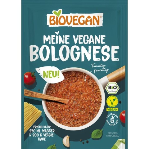 Biovegan, Mix bio pentru sos bolognese fara gluten vegan - 28 g, biomag.ro