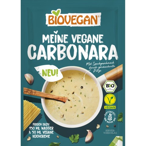 Sosuri bio, Mix bio pentru sos carbonara fara gluten vegan - 27 g, biomag.ro