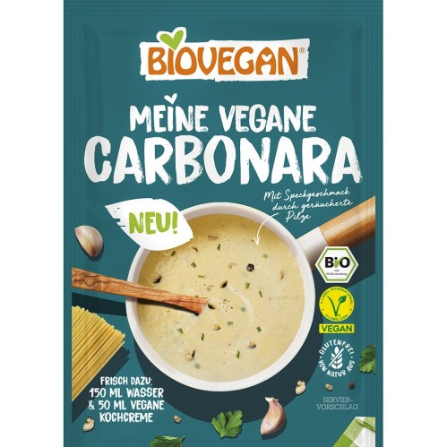 Mix bio pentru sos carbonara fara gluten vegan - 27 g