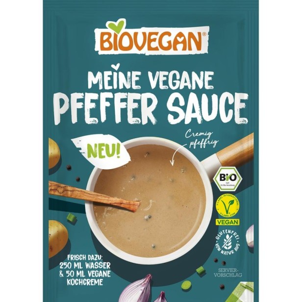 Mix bio pentru sos de piper fara gluten vegan - 35 g