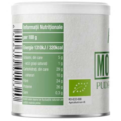 Pronat Can Pack, Moringa bio pudra, 50g, biomag.ro