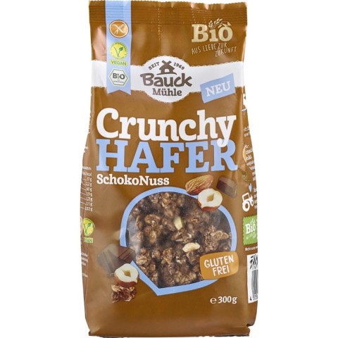 BauckHof, Musli bio crocant cu ciocolata si nuca fara gluten - 300 g, biomag.ro