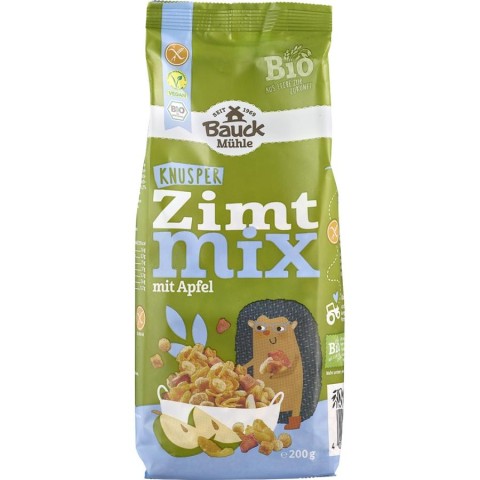 Pagina 2 Musli bio, Mix bio crocant de porumb si ovaz cu scortisoara si mar fara gluten - 200 g, biomag.ro