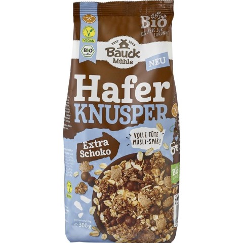Musli bio, Musli bio crocant cu ovaz si extra ciocolata fara gluten - 300 g, biomag.ro