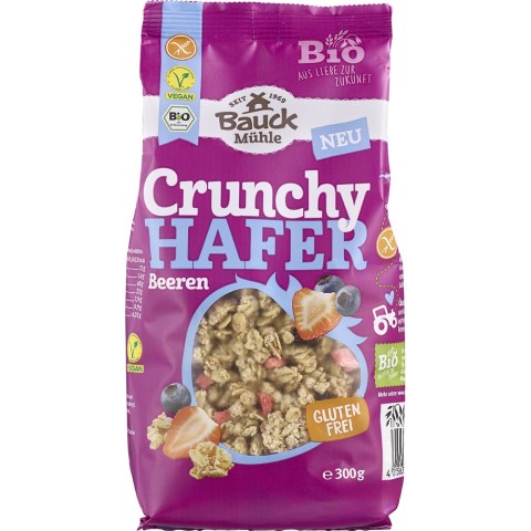 Musli bio, Musli crocant cu ovaz si fructe de padure fara gluten - 300 g, biomag.ro