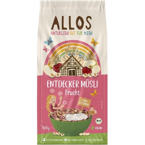 Musli cu fructe bio pentru copii - 400 g