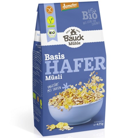 Musli bio, Musli bio cu ovaz fara gluten demeter - 425 g, biomag.ro