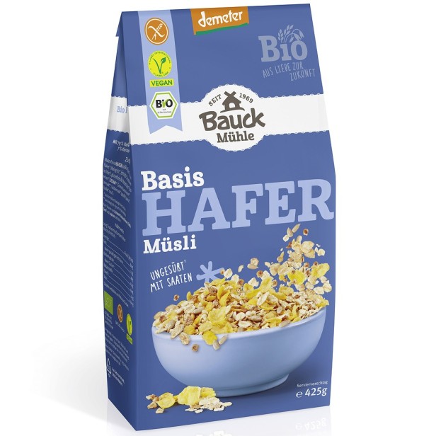 Musli bio cu ovaz fara gluten demeter - 425 g