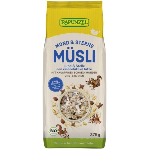 Musli bio, Musli bio in forma de luna si stele - 375 g, biomag.ro
