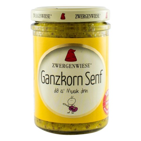 Condimente naturale, Mustar bio cu seminte de mustar intregi, 160ml, biomag.ro