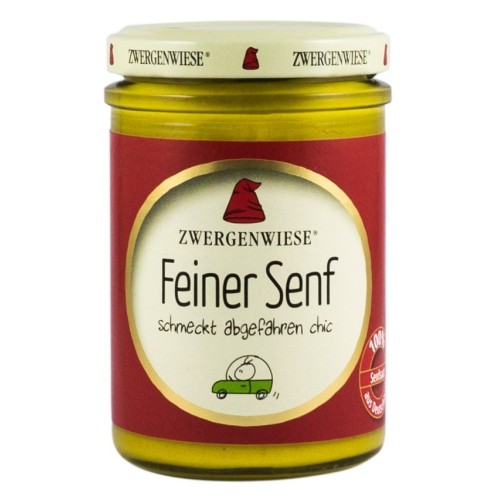 Mustar bio fin, 160ml