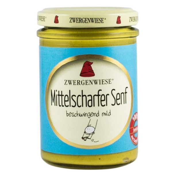 Mustar bio mediu iute, 160ml