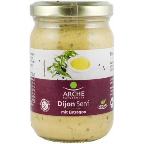 Mancare asiatica bio, Mustar dijon bio cu tarhon, 200ml, biomag.ro