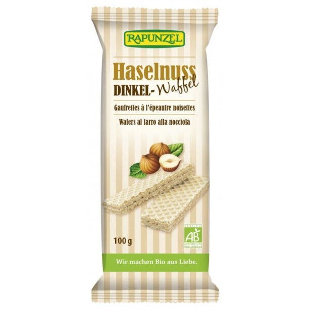 Napolitana bio cu alune de padure - 100 g