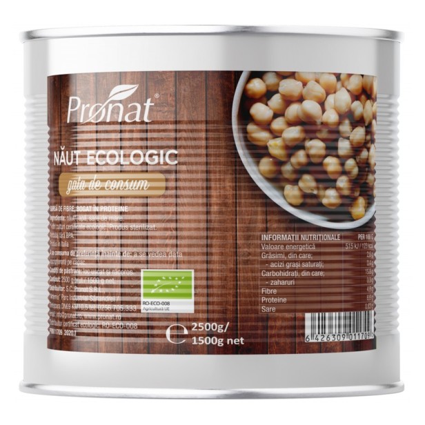 Naut bio gata de consum 2.5kg