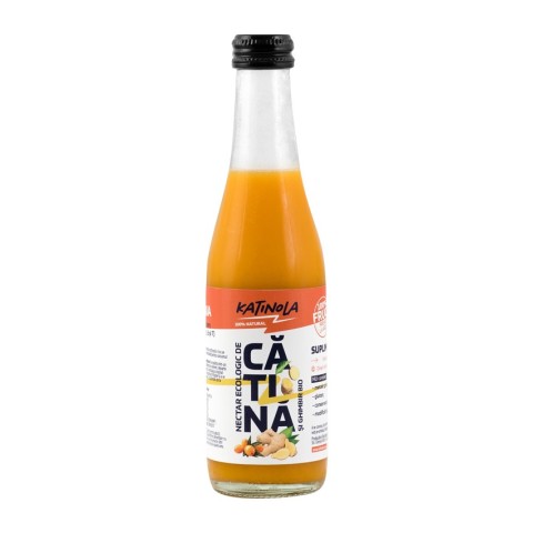 Katinola, Nectar bio de catina cu ghimbir 250ml, biomag.ro