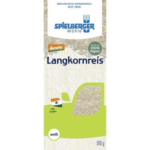 Pagina 2 Orez bio, Orez alb cu bob lung demeter - 500 g, biomag.ro