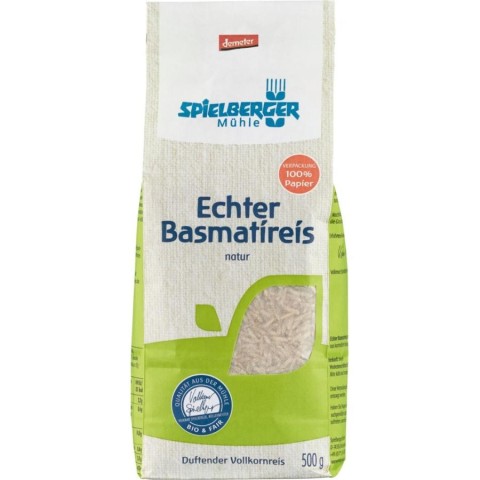 Orez bio, Orez basmati integral ecologic - 500 g, biomag.ro