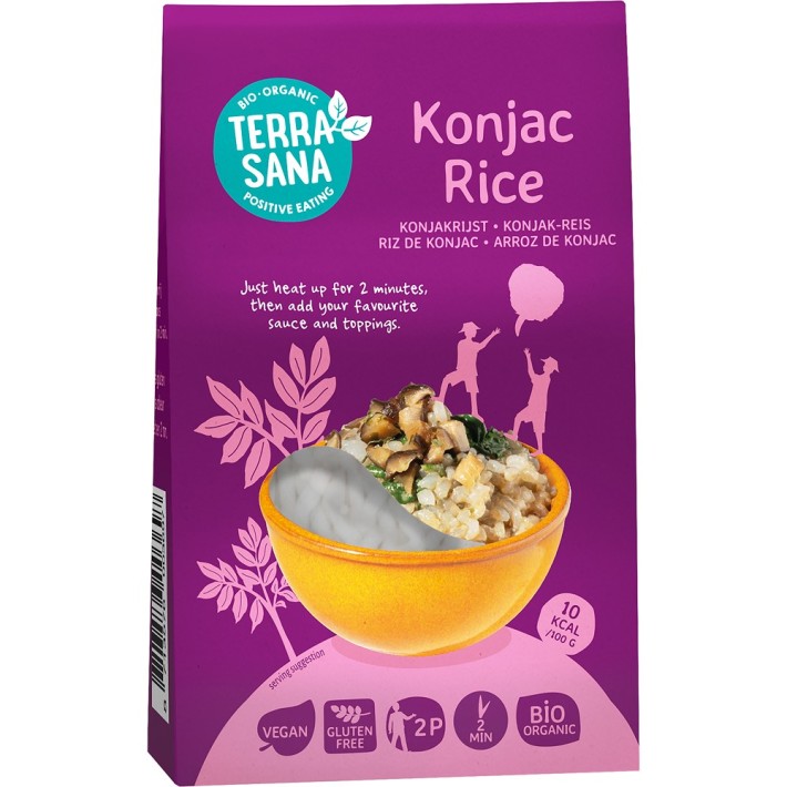 Orez din konjac bio fara gluten - 330 g  - Biomag.ro