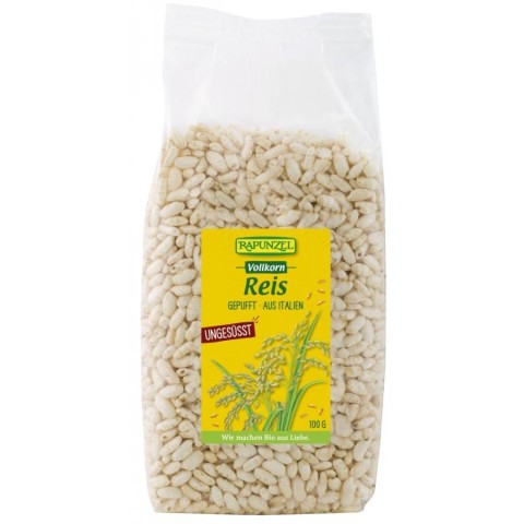 Cereale bio expandate, Orez integral expandat - 100 g, biomag.ro