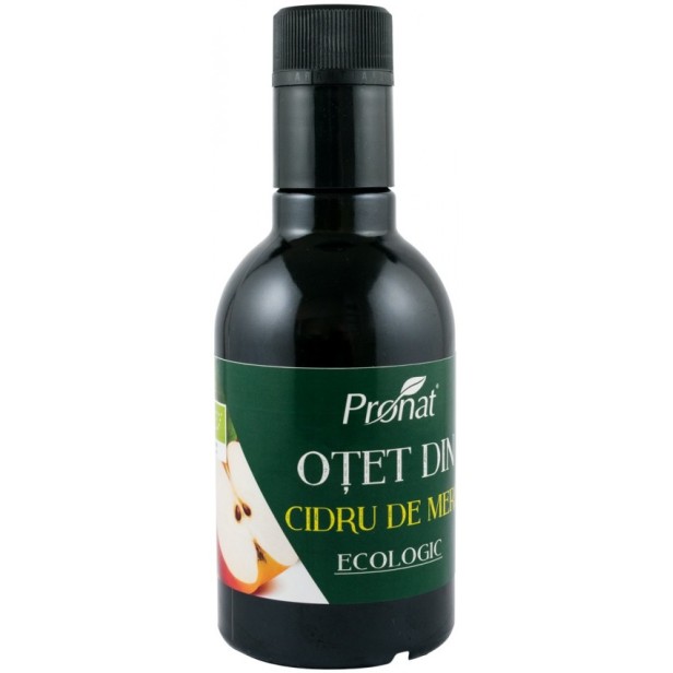 Otet bio din cidru de mere 5% aciditate, 250ml