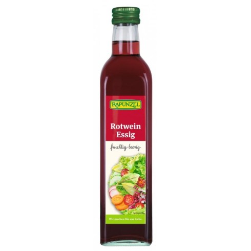 Otet bio din vin rosu - 500 ml
