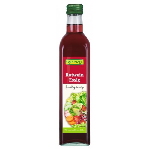 Otet bio din vin rosu - 500 ml